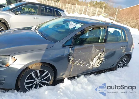 2017 Volkswagen Golf Tsi S 4-Door/Tsi Se 4-Door/Tsi Sel 4-Door/Tsi Wolfsburg Edition 4-Door из США, поврежденный, VIN 3VW217AU6HM044686